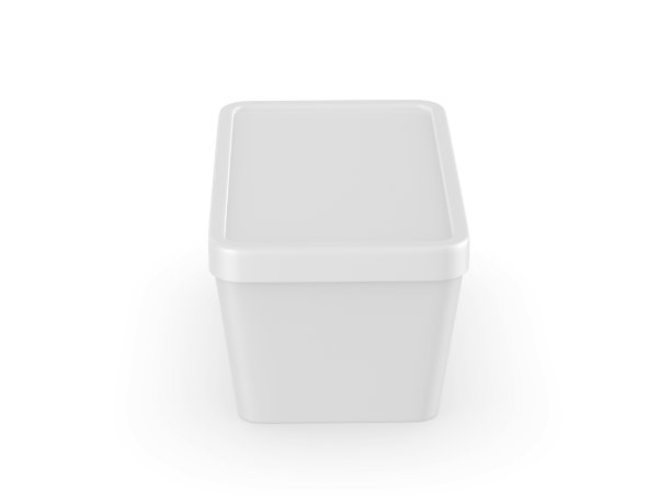 塑料浴缸容器品牌和模型，3d渲染插图图片下载