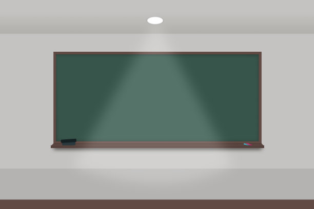 学校教室黑板风景图图片下载