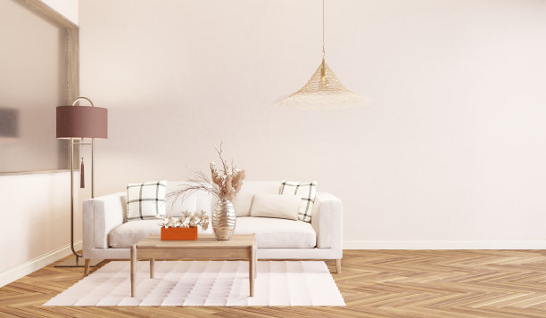 波希米亚风格家居室内，客厅图片下载