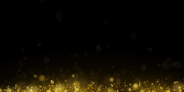 闪闪发光的神奇尘埃颗粒。尘埃火花和金星闪耀着特殊的光图片下载