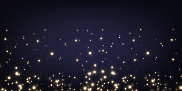 闪闪发光的神奇尘埃颗粒。尘埃火花和金星闪耀着特殊的光图片下载