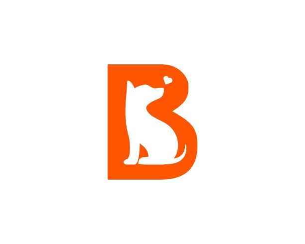 字母B代表狗狗的标志图片下载