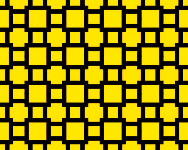 无缝瓷砖图案的插图，黄色的颜色完美的背景或墙纸图片下载