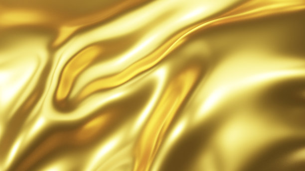 背景像一块金色的布。3 d渲染。图片下载