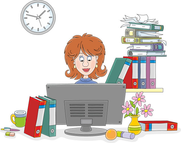 一个在人事部门工作的女孩图片下载