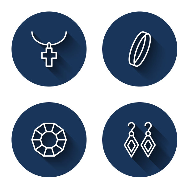 在链婚戒上设置线十字架图片下载