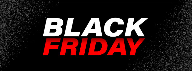 黑色星期五标志与星点凝结图片下载