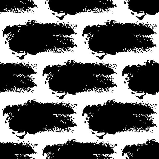 画笔无缝图案，田园极简主义图片下载