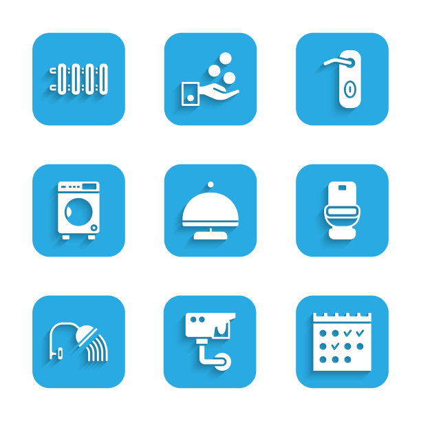 酒店托盘上安装了监控摄像头图片下载