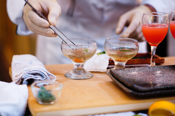 厨师准备食物图片下载