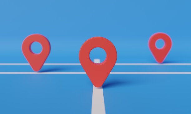 地图图像的3DCG插图图片下载