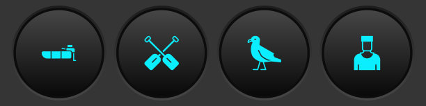 设置充气船与机动桨鸟图片下载