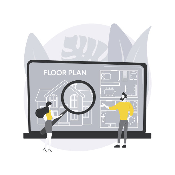 房地产平面图的抽象概念图片下载