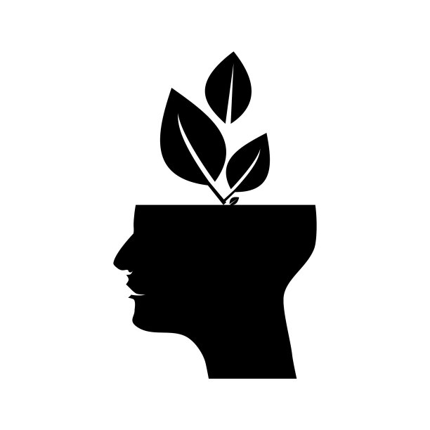 头部标志和树头与树图标上图片下载