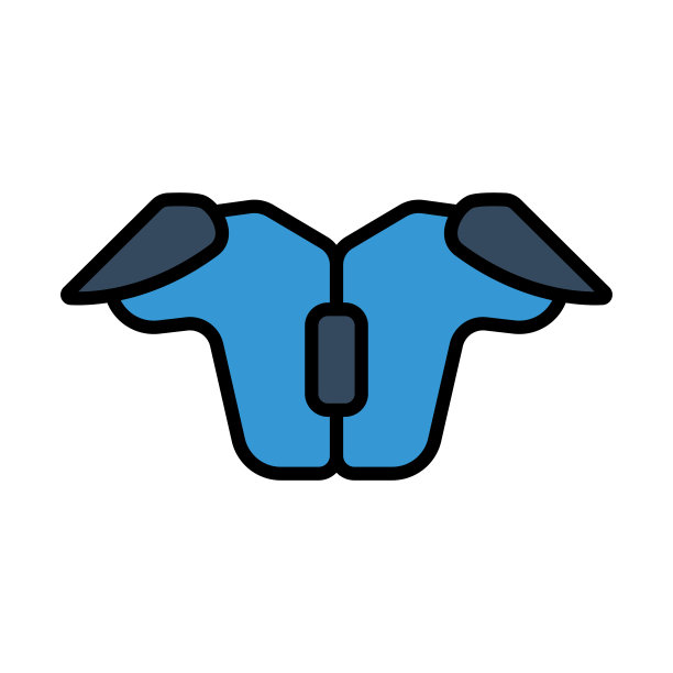 美国足球胸部保护图标图片下载