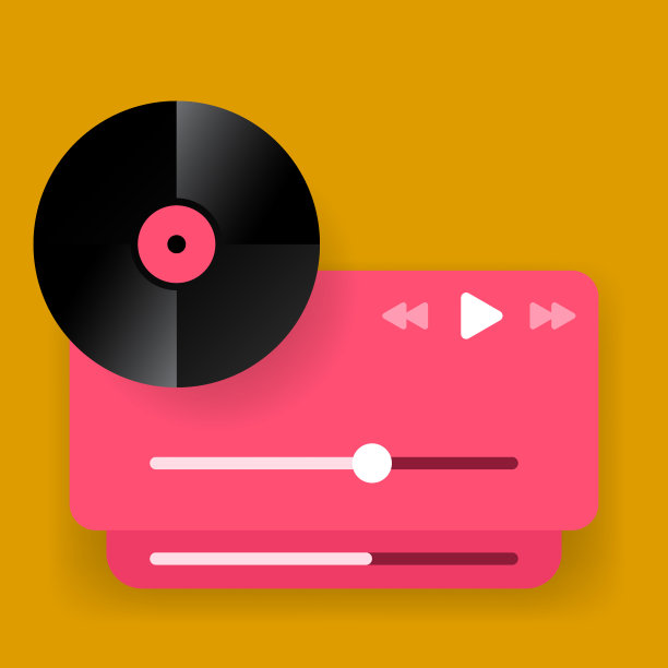 简单的音乐播放器用户界面浮动弹出图片下载