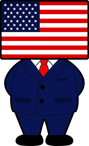 国旗的拟人化图片下载