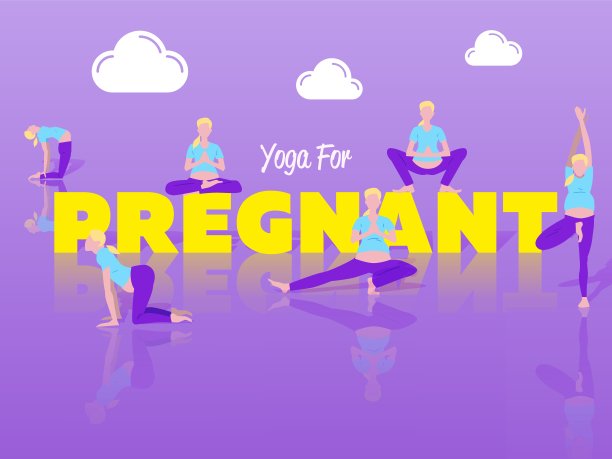 瑜伽放松运动和冥想孕妇图片下载