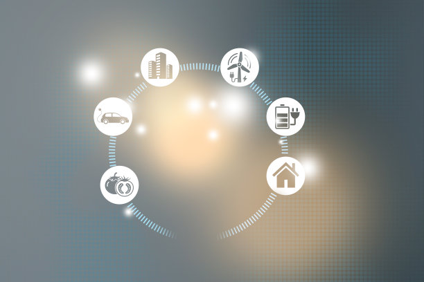 生态友好和可持续的环境理念。节电节能、能源节约。图片下载