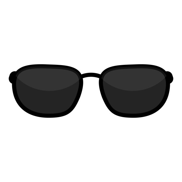 太阳镜图标矢量孤立的白色背景图片下载