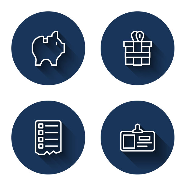 设定行存钱罐礼品盒购物清单和图片下载