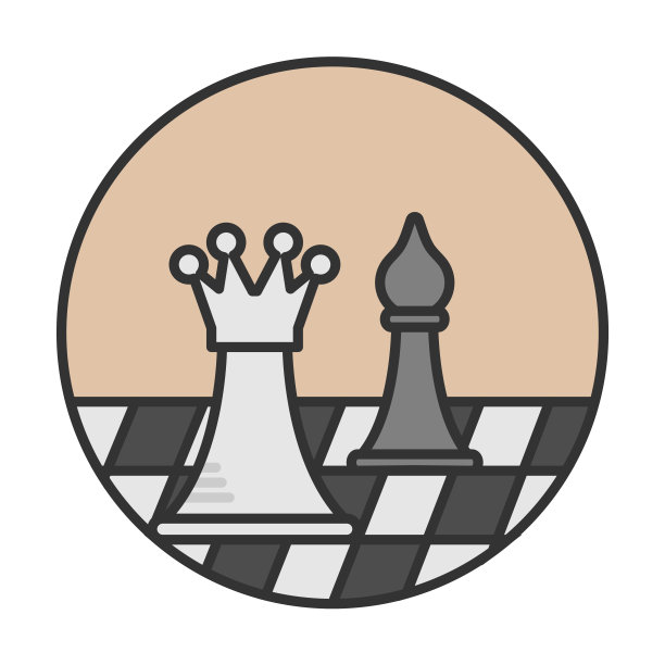 棋盘上的棋子图片下载