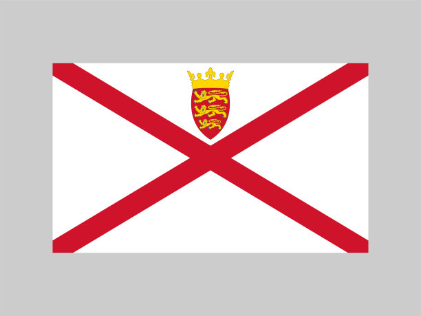 新泽西国旗，官方颜色和比例。矢量插图。图片下载