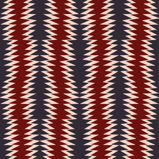 非洲部落之字形条纹图案图片下载