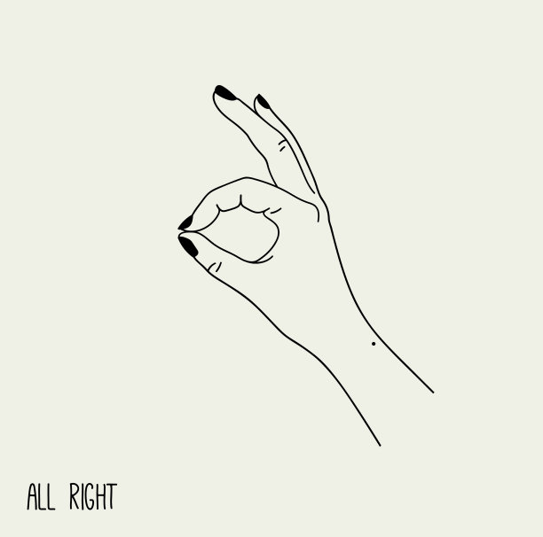 好的或者是优秀的姿态简单的线性背景图片下载