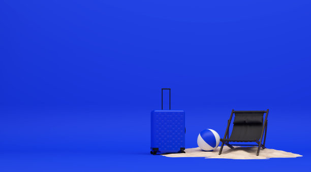 暑假旅行作为夏季时间的抽象象征图片下载