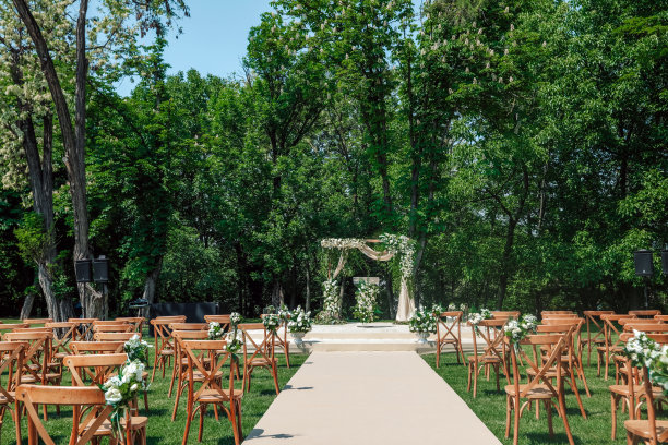 婚礼仪式，婚礼装饰概念图片下载