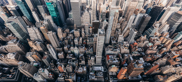 曼哈顿鸟瞰图图片下载