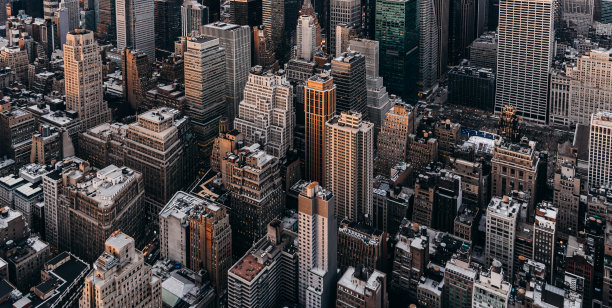 曼哈顿鸟瞰图图片下载
