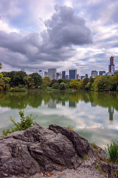 春天的中央公园图片下载