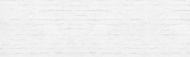 老白灰泥砖墙宽纹理。白漆粗糙破旧的砖墙。抽象的乡村复古全景背景图片下载