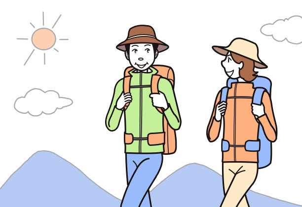 徒步旅行的伴侣图片下载