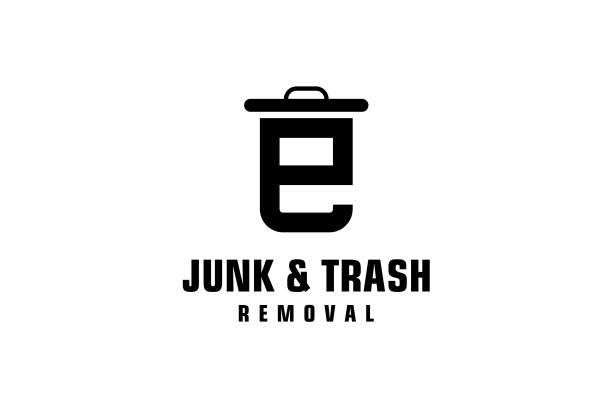 字母e为垃圾清除标志设计图片下载