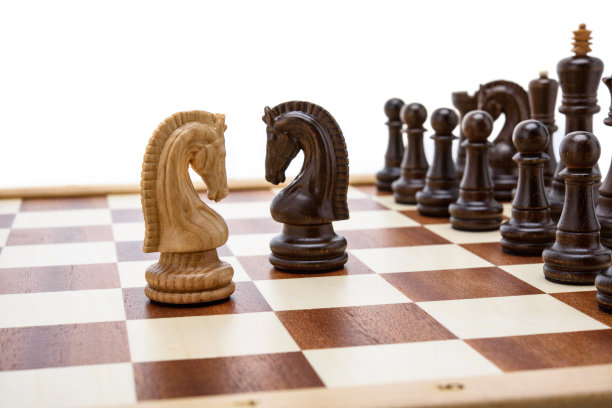 米色棕色木制象棋不同的棋子人物图片下载