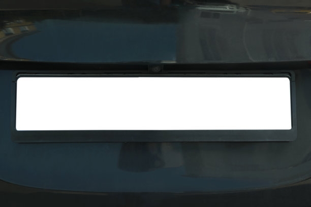 近景现代汽车牌照图片下载