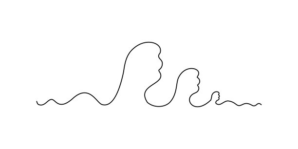 海浪蓝色图标或水液体符号孤立图片下载