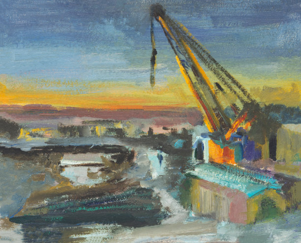 道路施工机械涂装图片下载