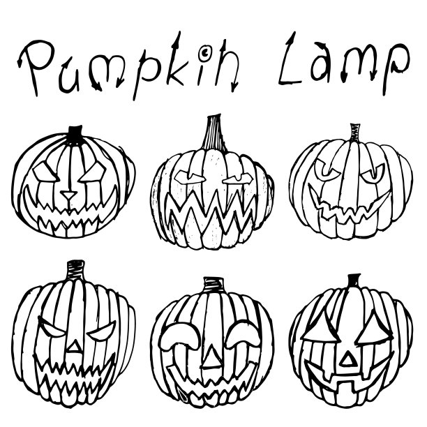 万圣节可怕的南瓜。秋天的节日。图片下载