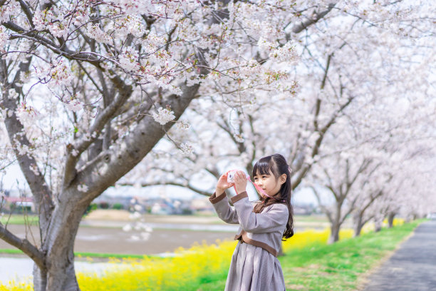 拿着相机拍照的小学生图片下载