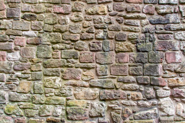 古老的中世纪欧洲石墙纹理背景图片下载