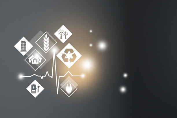 生态友好和可持续的环境理念。节能省电、能源。未来3D技术图片下载