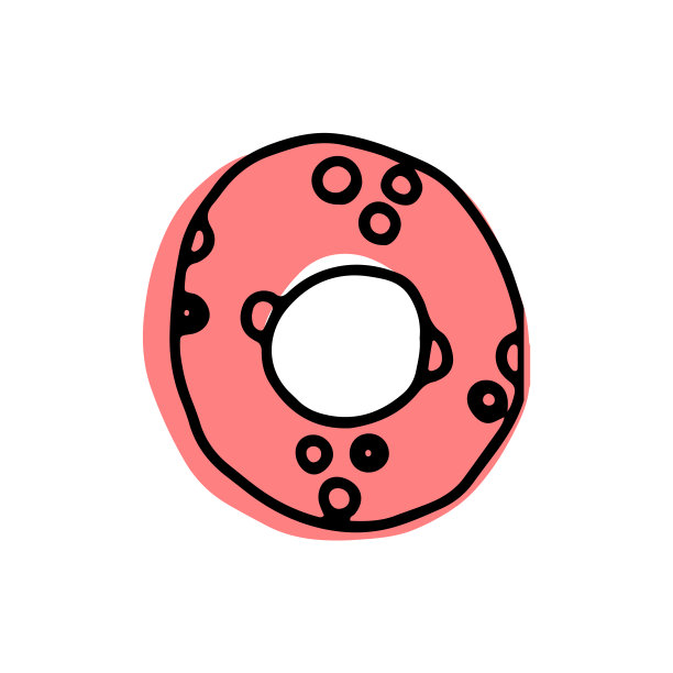 卡通手绘狗橡胶玩具矢量插图在白色背景。家庭宠物用品的概念。小狗训练设备，配件，玩具，零食。图片下载