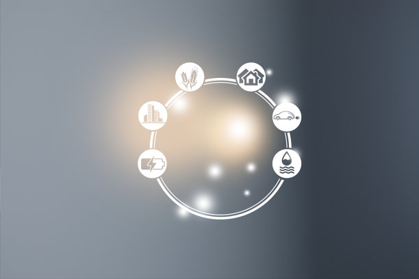 生态友好和可持续的环境理念。节能省电、能源。未来3D技术图片下载
