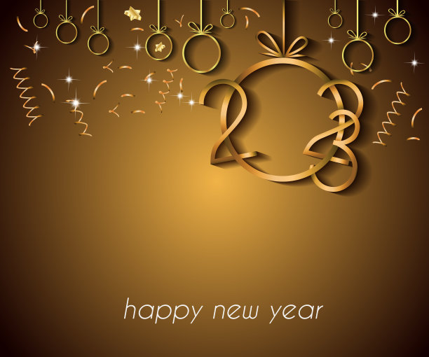 2023新年快乐的背景为您的季节邀请，节日海报，贺卡。图片下载