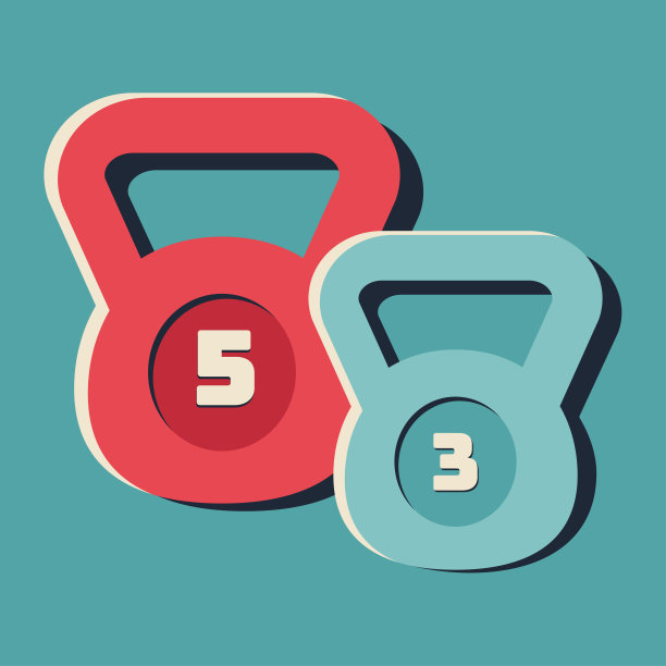 Kettlebells图标孤立。健身器材。壶铃训练，男女皆宜。矢量插图为健康的生活方式，运动，健身图片下载