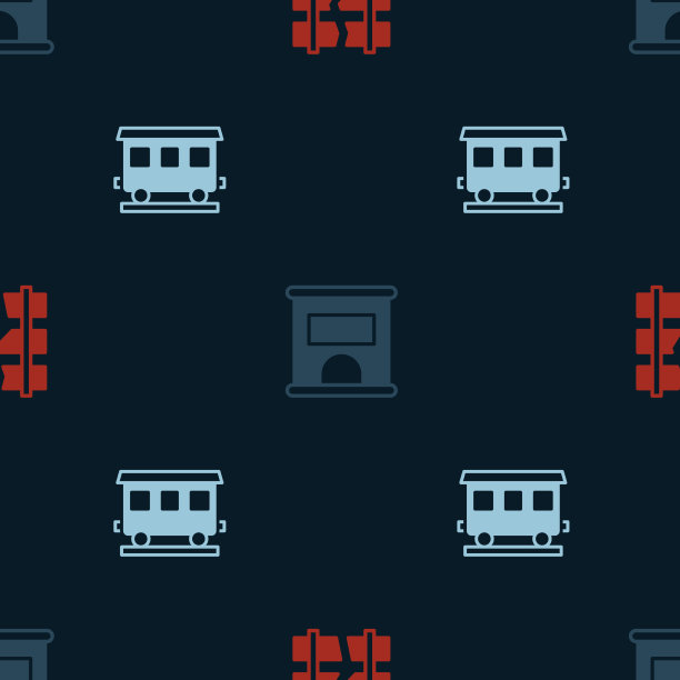 设置破损或开裂的铁路售票处图片下载